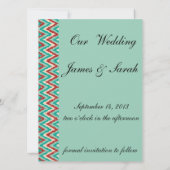 デコストライプーパーソナライズされた招待状カスタマイズ-  セーブザデート (裏面)