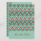 デコストライプーパーソナライズされた招待状カスタマイズ-  セーブザデート (正面/裏面)