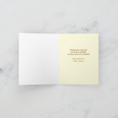 デコスノーシーシーンムーン樺の木ツリーグリーティングカード シーズンカード (内部)