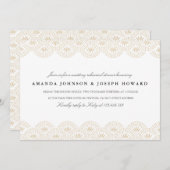 デコセイガイハリハーサルディナー招待状 招待状 (正面/裏面)