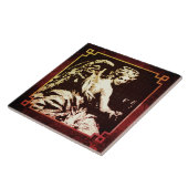 デコセラミックタイル – 天使はまだ明るい タイル (側面)