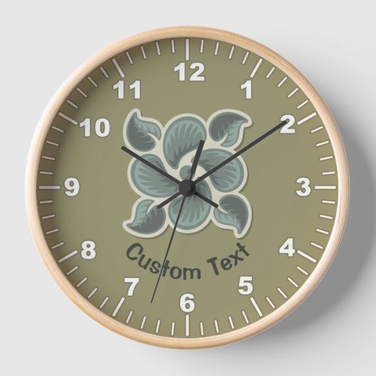 デコタイル2 壁時計 (正面)