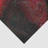 デコップアビクトリアンテッドレッドドレスワイドハット 薄葉紙 (詳細)