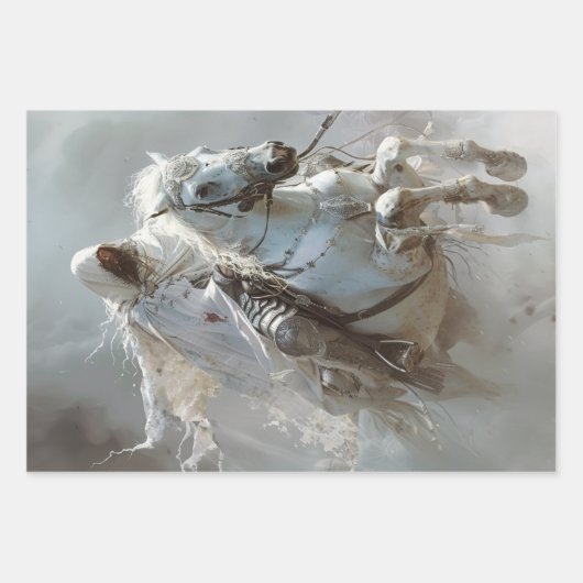 デコップアポカリプダシュンドハイランドカウズ ラッピングペーパーシート (正面3)