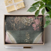 デコップイースターお洒落ウサギの複雑な花 薄葉紙 (ギフト)