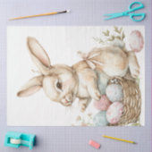 デコップイースターバニーエッグデコレーション 薄葉紙 (クラフト)