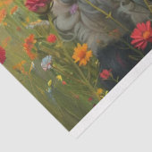 デコップイースターフラワーブラックフェイスシープフィールド 薄葉紙 (詳細)