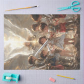 デコップイースター日曜日の子供の集まり 薄葉紙 (クラフト)