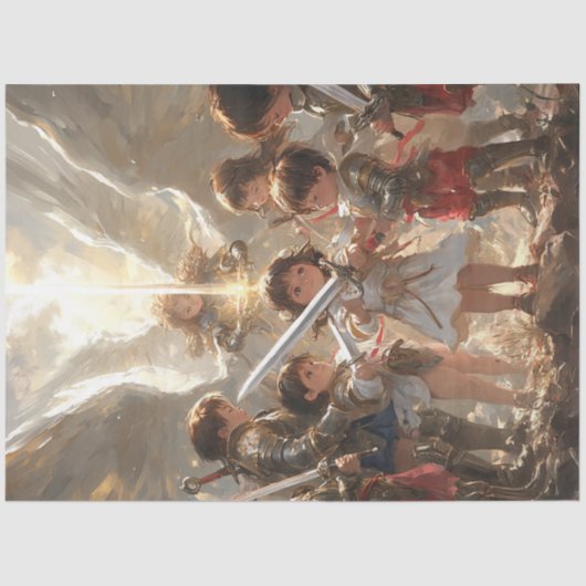 デコップイースター日曜日の子供の集まり 薄葉紙 (正面)