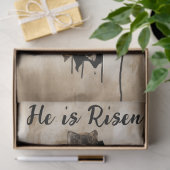 デコップイースター素朴クロス十字架付け 薄葉紙 (ギフト)