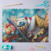 デコップウお洒落マサーカス衣装デザイン 薄葉紙 (クラフト)