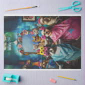 デコップウィスお洒落カーズワースペッツサロン 薄葉紙 (クラフト)