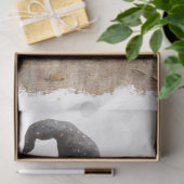 デコップウィッチストライプのストッキングカールつま先ブーツ 薄葉紙 (ギフト)