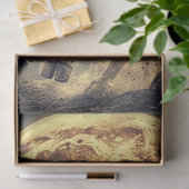 デコップウエスタンカウボーイライディングブルラージムーン 薄葉紙 (ギフト)