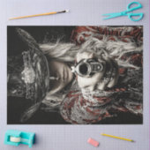 デコップウエスタンフロンティアレディーシェリフ 薄葉紙 (クラフト)