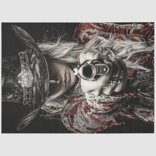 デコップウエスタンフロンティアレディーシェリフ 薄葉紙 (正面)