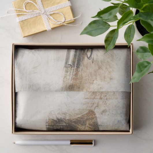 デコップウエスタン女性のカーボーイペンシルアートミスティック 薄葉紙 (ギフト)