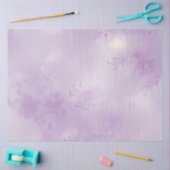 デコップウォーターカラー背景夢想光薄紫 薄葉紙 (クラフト)