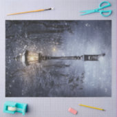 デコップウーお洒落ター通りランプ 薄葉紙 (クラフト)