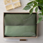 デコップウーマンと複雑なフローラデザイン 薄葉紙 (ギフト)