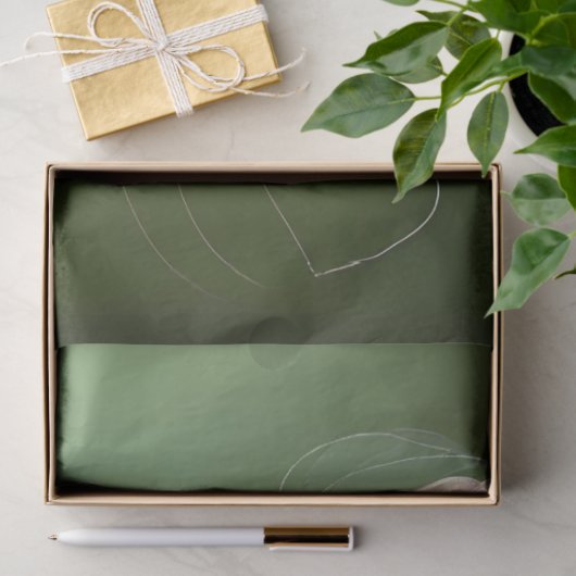 デコップウーマンと複雑なフローラデザイン 薄葉紙 (ギフト)