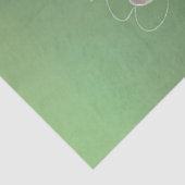 デコップウーマンと複雑なフローラデザイン 薄葉紙 (詳細)