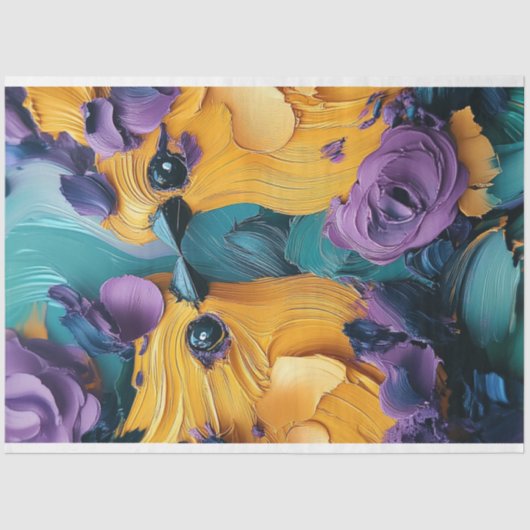 デコップエキゾチックのコンキュア鮮やかパロッツ 薄葉紙 (正面)