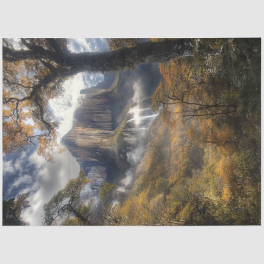 デコップエンジェル秋ウォーターフォールベネズエラ 薄葉紙 (正面)