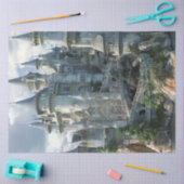 デコップエンチャントキャッスルをテーマにしたロックアイランド 薄葉紙 (クラフト)