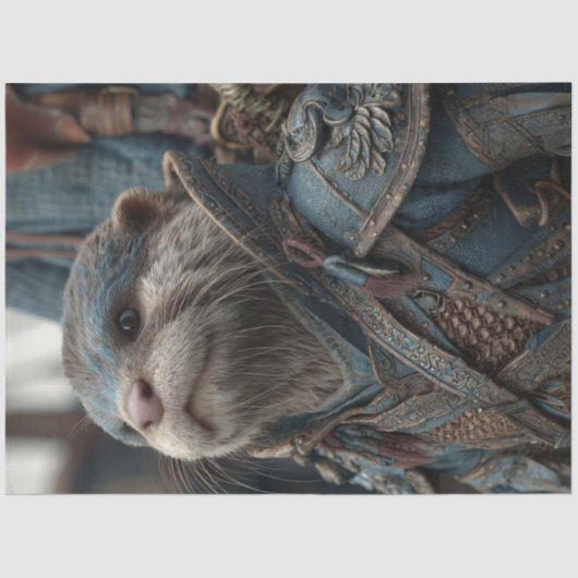 デコップオッターウォリアーのブルースーツ 薄葉紙 (正面)