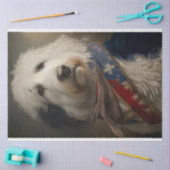 デコップオーストラリア・シェパード・ジョージ・ワシントン 薄葉紙 (クラフト)