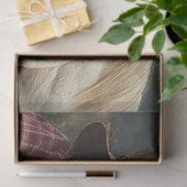 デコップカウボーイホースフィールド前の嵐 薄葉紙 (ギフト)