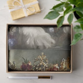 デコップカバ威厳のあるリアキングチャールズスパニエル犬 薄葉紙 (ギフト)