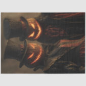 デコップカボチャJack-o-Lanternハロウィーンゴシック 薄葉紙 (正面)