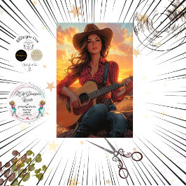 デコップカントリーガールキャラクターDEBBIE 薄葉紙