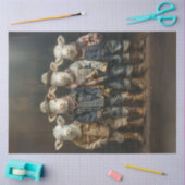 デコップカントリーファームファミリーウシ 薄葉紙 (クラフト)