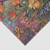 デコップガールお洒落バイオレット&プードル雪玉 薄葉紙 (詳細)