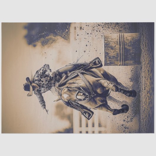 デコップガールバレルレーサーアリーナコンクール 薄葉紙 (正面)