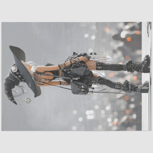 デコップガールパンクロック歌手コンサート 薄葉紙 (正面)