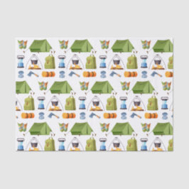 デコップキャンピングキャンプテンバースデーパーティー 薄葉紙