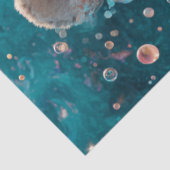 デコップグレースフルヒョウのロマンチックな装飾 薄葉紙 (詳細)