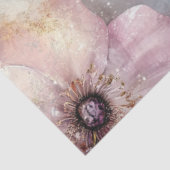 デコップコンビナート花柄ピンクパープル 薄葉紙 (詳細)