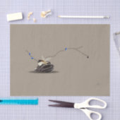 デコップコーストエレガントベージュモダンブラウン 薄葉紙 (クラフト)