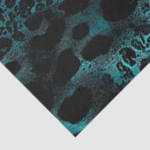 デコップコーディネートティール（緑がかった色）タイガースキンプリント 薄葉紙 (詳細)