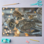 デコップゴシッエレガントク骨格カップル銀 薄葉紙 (クラフト)