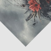 デコップゴシックカップル黒い赤と月の服を着た 薄葉紙 (詳細)