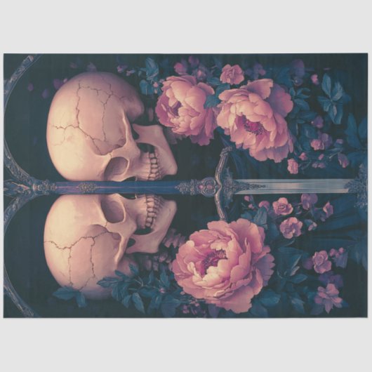 デコップゴシックスケルトンソードピーチの花 薄葉紙 (正面)