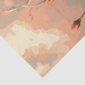 デコップゴシックスケルトン囲まれた桃のバラ 薄葉紙 (詳細)