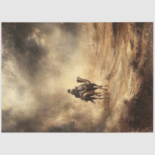 デコップサハラ砂漠嵐来の 薄葉紙 (正面)