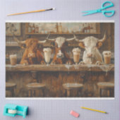 デコップサロオンシーンバー牛の国 薄葉紙 (クラフト)